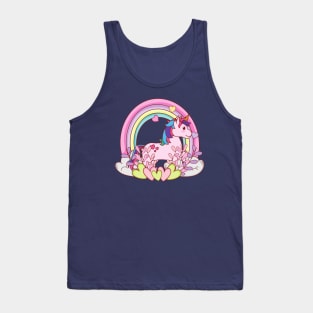 UNICORN RAINBOW Tank Top